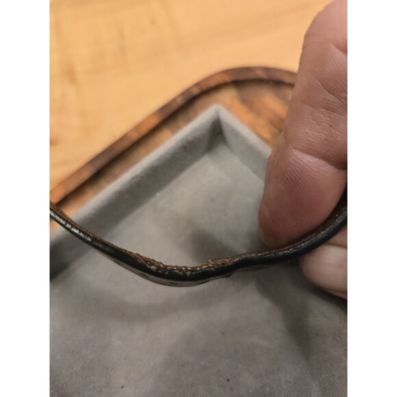 Citizen Eco Drive Watch Men's B023-S036577 Black Leather Strap Working - Picture 9 of 10